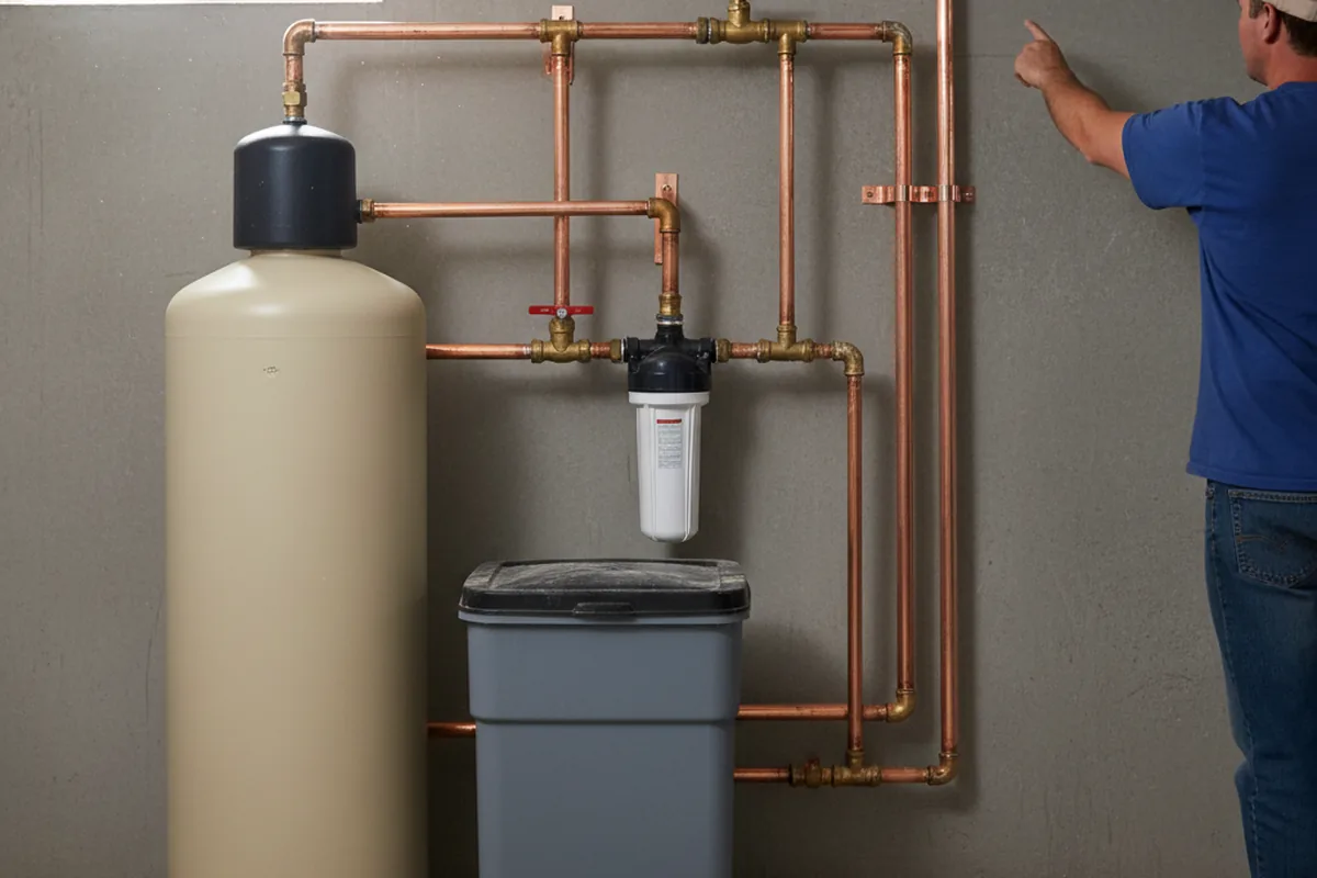 Whole-house water treatment system installed in Sauquoit